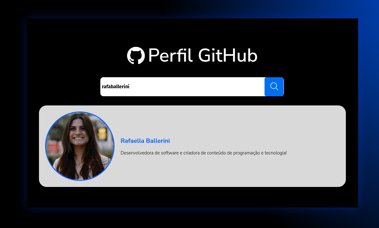 Projeto buscador de github 2